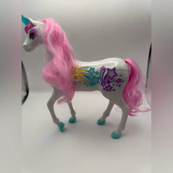 Barbie Dreamtopia Brush 'N Sparkle Unicorn Horse Doll w/ Lights & Sounds Mattel - Picture 1 of 9